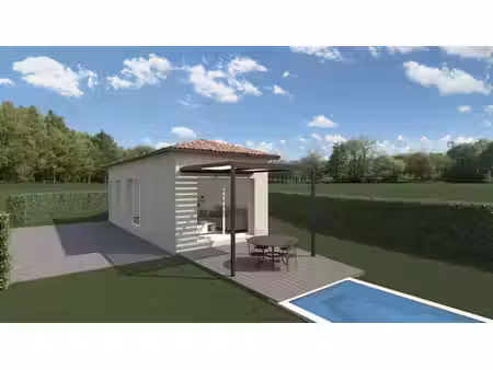 terrain avec maison neuf à vendre