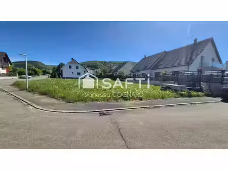 terrain constructible de 704 m² à leymen – emplacement idéal proche suisse