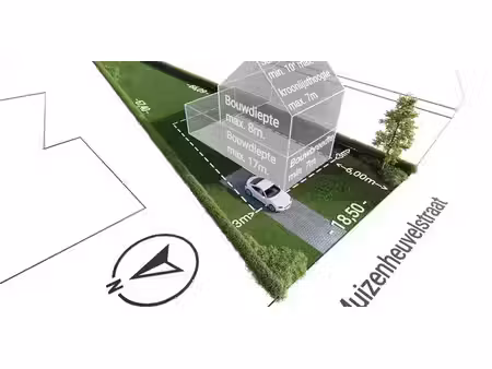 terrain à bâtir à vendre à oelegem pour € 249.000