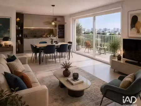 vente appartement 3 pièces 73 m² à genas (69740)  461 500 €