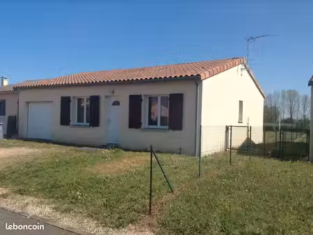 maison t3 plain-pied  garage  jardin clos