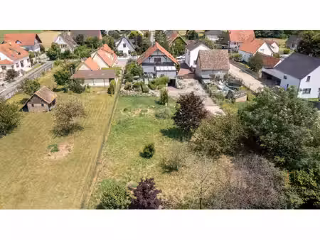 !! opportunite à sessenheim !! terrain de 11.64 ares en seconde ligne  disponible à la ven