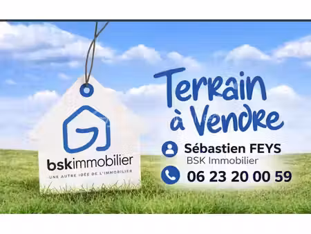 vente terrain 3180 m² à anhiers (59194)  138 000 €
