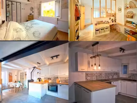 à louer ou en colocation – charmante maison de village rénovée au cœur d’éguilles