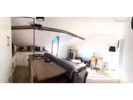 duplex t1 meublé 500m gare - quartier couture - 1 chambre - tout équipé