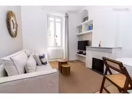 appartement t2 meublé et rénové - direct propriétaire