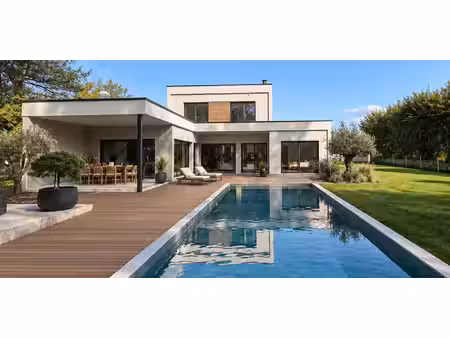 villa avec piscine et terrasse isneauville (76)