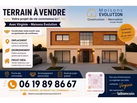 terrain 565 m² saintry sur seine