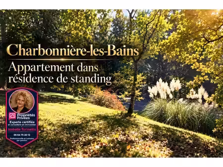 charbonnieres les bains . appartement 109m2 - 4 pièces- avec terrasse  cave et garage