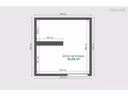 local / box / entrepot / stockage 50m2