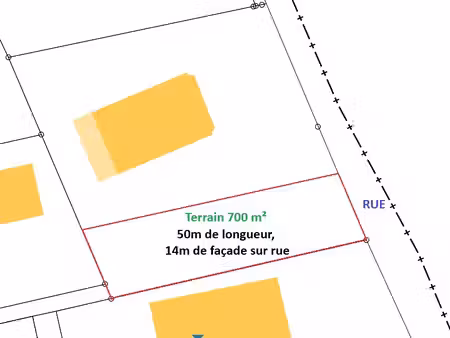 terrain à vocation artisanale et commerciale environ 700 m