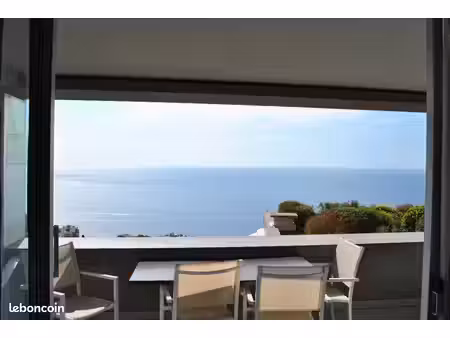 appartement meublé avec vue mer à 5 min de monaco / furnished sea-view apartment minutes f