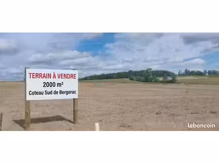 terrain 2 000 m² bergerac