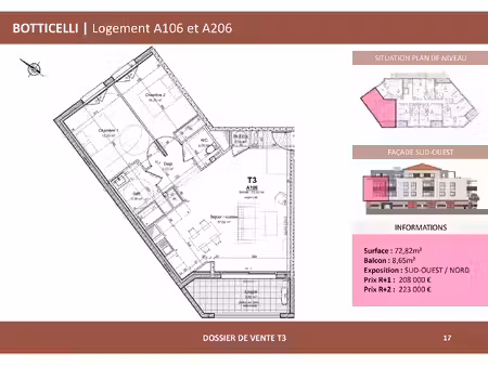 à vendre en exclusivité | résidence botticelli - albi stadium
