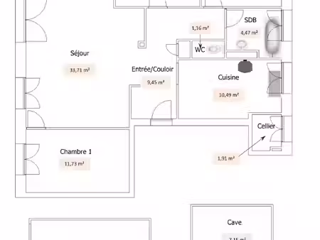 vente appartement 4 pièces