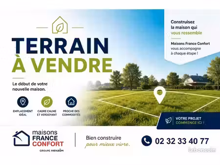 terrain 1 268 m² epegard