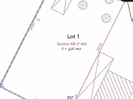 terrain 420m2