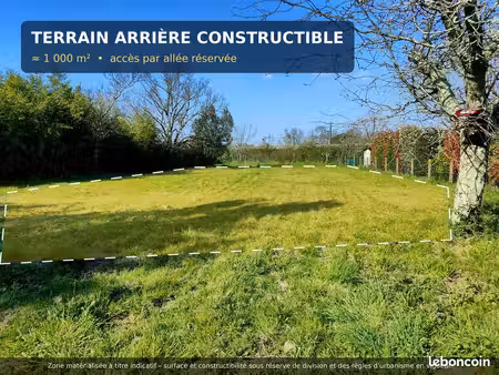 terrain à bâtir d’environ 1 000 m² – saint-médard-de-guizières