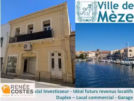 viager occupé - h70 ans - meze (34140)