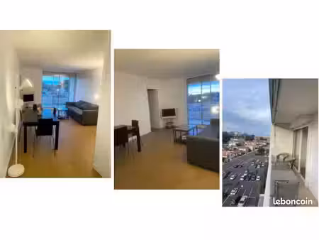 arcachon – t3 lumineux de 61 m² meublé au 7ème et dernier étage avec ascenseur & balcon ou