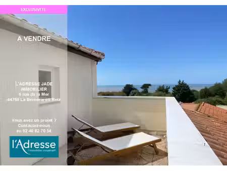 vente appartement 3 pièces  37.91m²  la bernerie