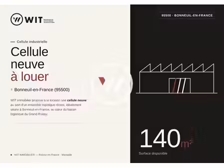 location local d’activités bonneuil-en-france 95500 140m²