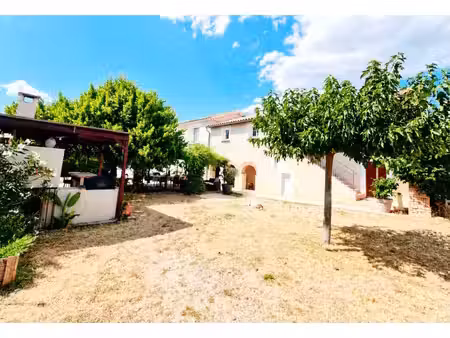 saint-julien-les-rosiers - mas rénové 140 m² + studio indépendant - terrain 750 m²
