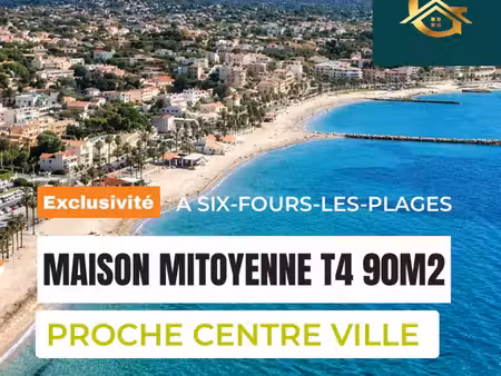vente maison 4 pièces 89m2 six-fours-les-plages 83140 - 450000 € - surface privée
