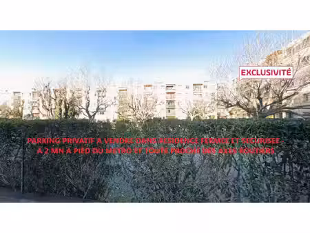 marseille (13013) - la rose - exclusivité - place de parking extérieure privative