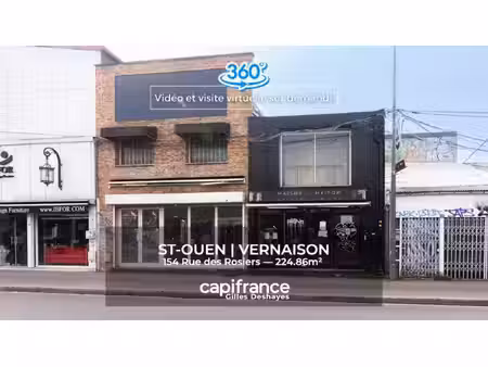 local professionnel à vendre saint ouen sur seine 4 pièce(s) 225m2 950 000€