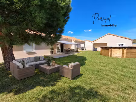 naintré – belle maison de 150 m² avec 4 chambres  garage  cave et terrain de 800 m² sans v