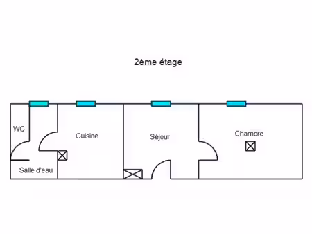 studio saint avertin 1 pièce(s) 19 m2
