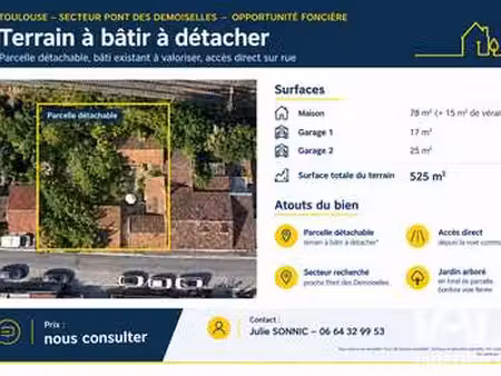 vente maison à toulouse (31000) : à vendre / 78m² toulouse
