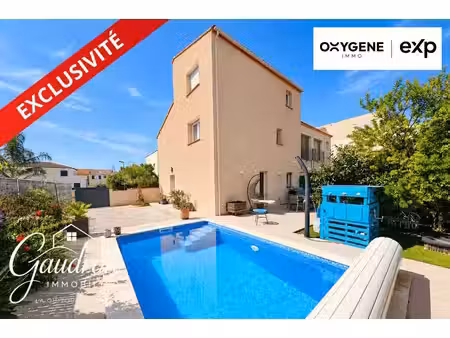maison familiale t5  piscine & plage à pied