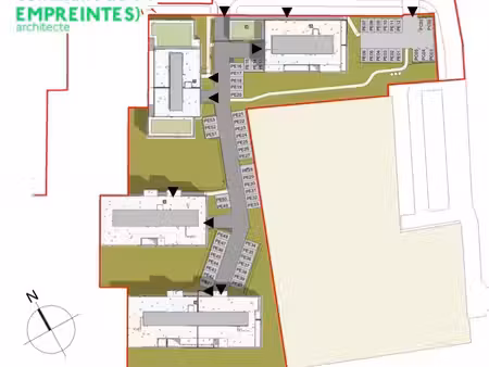 places de parking à louer 9 à vif - résidence le pré des libellules