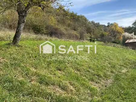 terrain en partie constructible