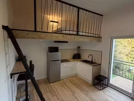 studio avec mezzanine meublé