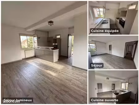 t3 70 m² – clim réversible – garage + parking + jardin – carmaux