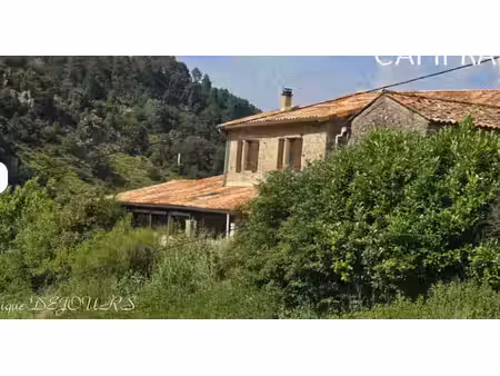 ardeche vallée de l'auzène : maison de pays 3 pièce(s) 100 m2 avec terrasse couverte.