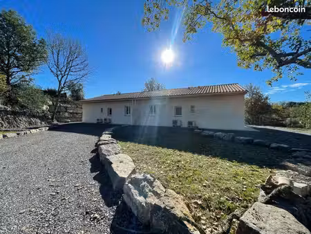 maison neuve à louer – labeaume 2 min de ruoms