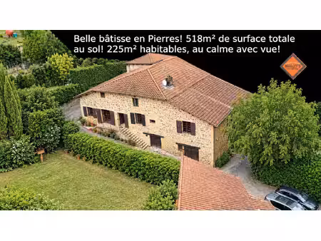 authentique bâtisse en pierre de caractère environ 225 m2