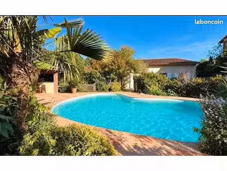 mondonville  maison 217m²  piscine plus annexe  465 000
