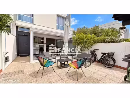 canet sud – maison t3 – véranda 10 m² – grand jardin – parking privatif – vue mer – à 100 