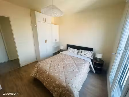 appartement f3 meublé de 66 m² – 2 chambres – au pied du métro 8 & parking inclus