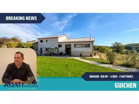 maison 150 m² avec appartement t3 et box chevaux