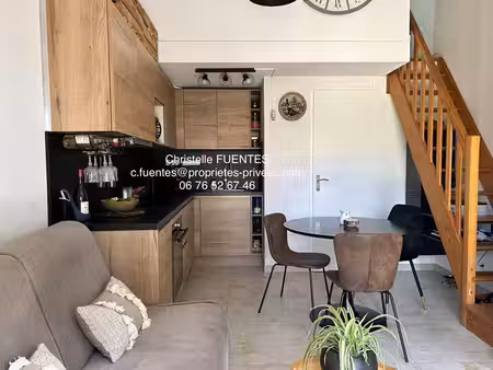 herault - loupian (34140) - maison en coproprietes - t2 bis avec terrasse jardin parking