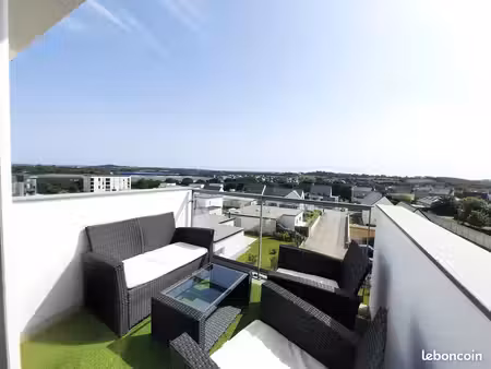 ? guipavas coataudon – superbe t3 64 m² – dernier étage – balcon – 2 parkings - ◊ guipavas