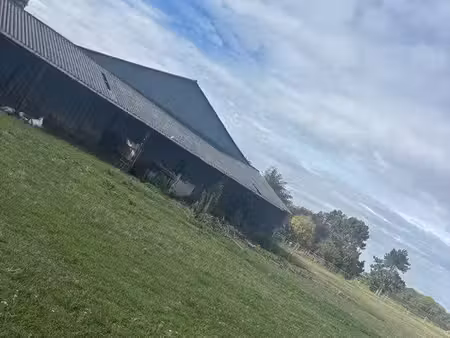 pâture avec petit hangar à louer