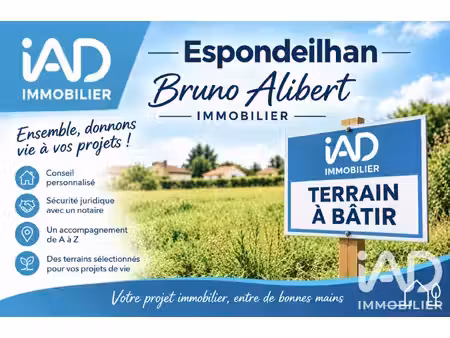 vente terrain à bâtir 250 m²