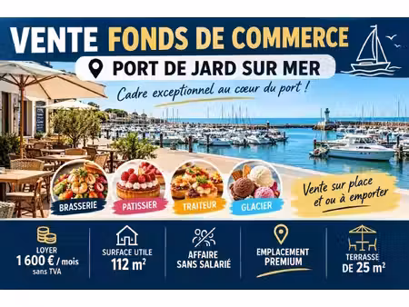 fonds de commerce polyvalent à fort potentiel – proche port de plaisance
